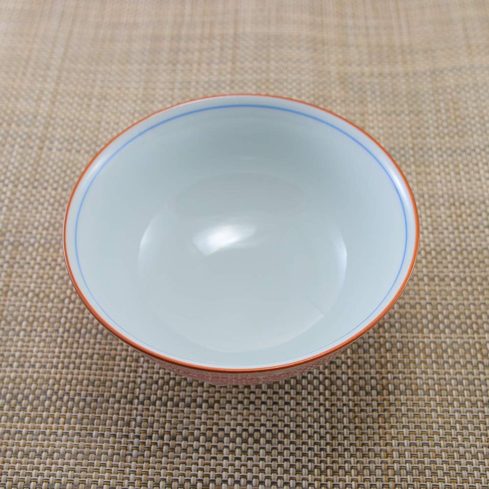 Amazon｜茶碗 有田焼 一珍ピンク巻き桜茶碗（小・ピンク） 軽量