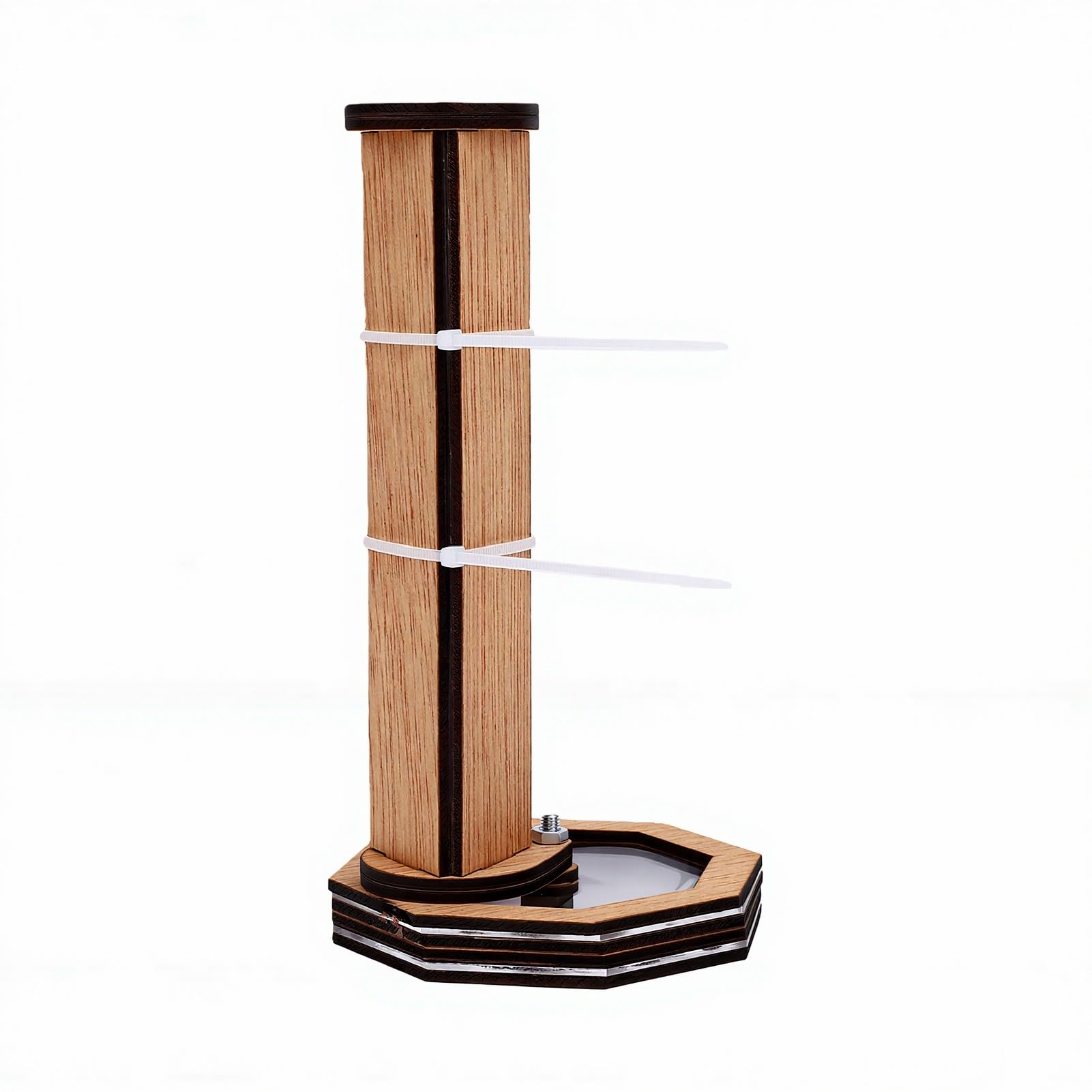 Zunate Kit de Kaléidoscope en Bois, Jouet de Construction DIY pour Enfants, Projet d'artisanat éducatif, Ensemble de Fabrication de Kaléidoscope Rotatif, activité Créative pour Garçons et Filles