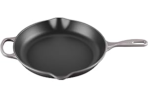Le Creuset Oyster Enameled Cast Iron Signature Iron Handle Skillet