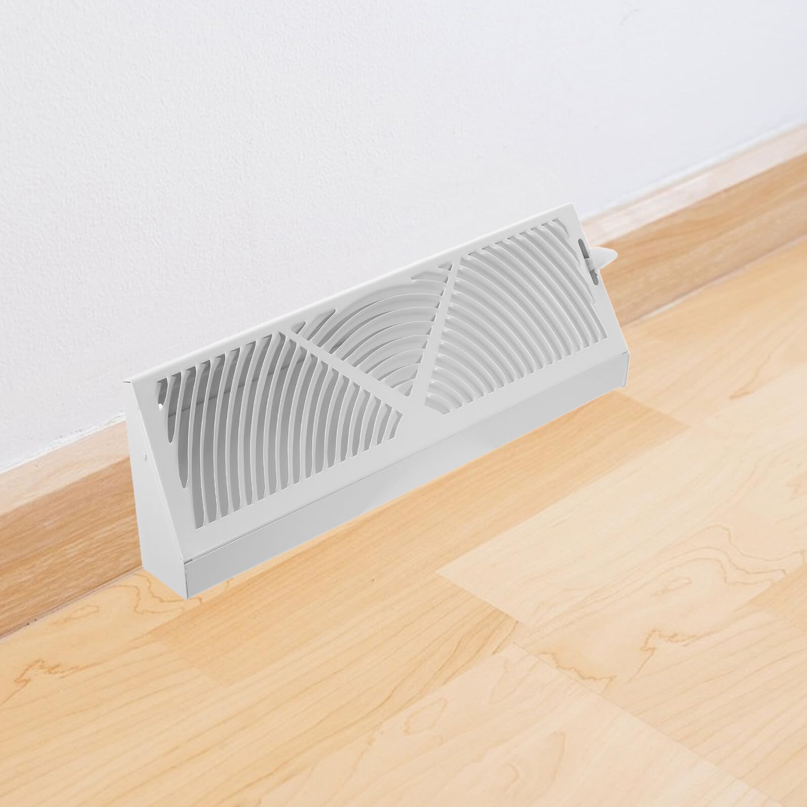 Metall-Bodenlüftungsabdeckung, 38,1 x 11,7 cm, verstellbare Lüftungsschlitz-Diffusorplatte für Zuhause und Restaurant, Lüftungsgitter für verbesserte Luftzirkulation
