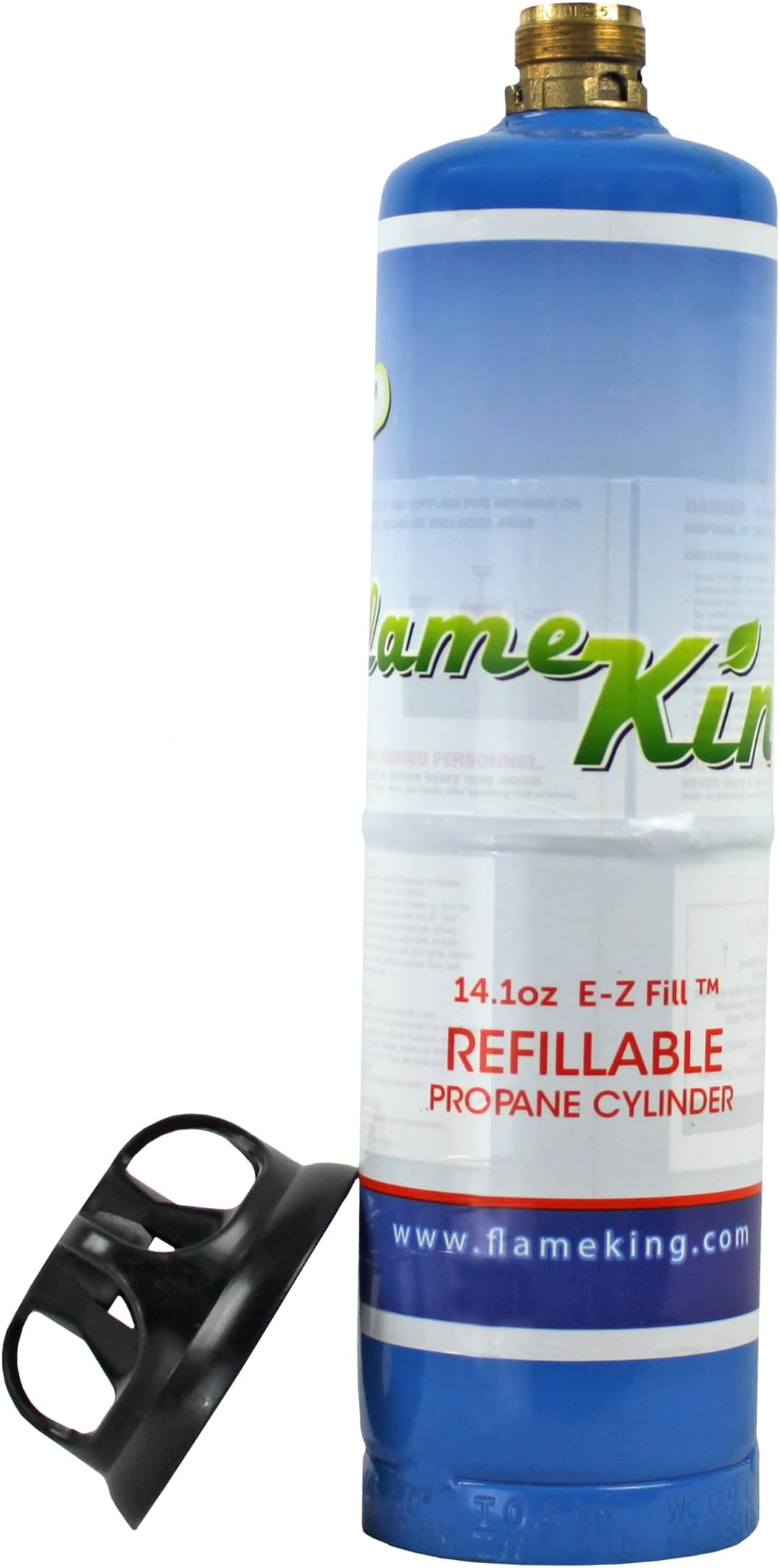 FLMKNG141LP 1LB Empty Propane Welding Cylinder Tank, Reusable & Transportable - Safe and Legal Refill Option, 14.1 oz, Blue