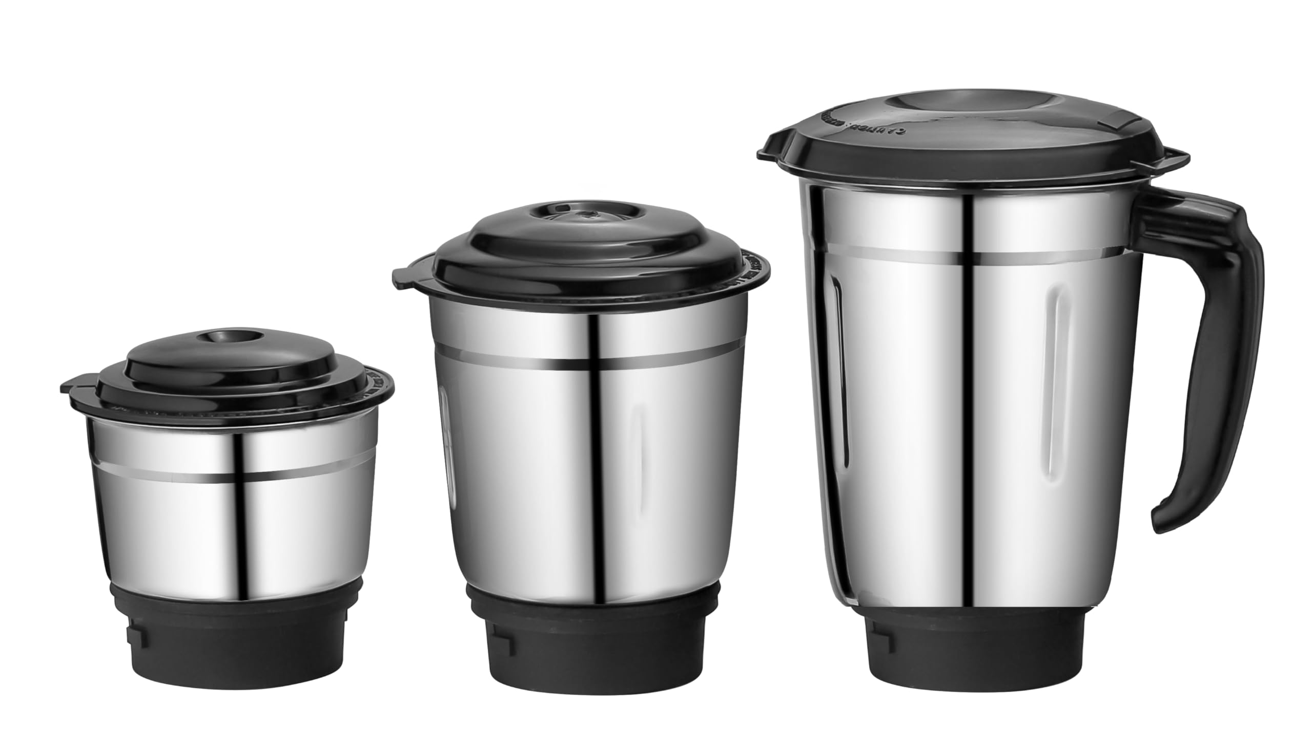 Sanddy mixer grinder 3 pc jar set||compatible with wide range of mixer grinders like cromptonn, baj-aj, sumeet, etc |400+800+1200ml jar set |4 teeth high grade nylon coupler nylon base-image-30