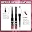 Kaely 2-in-1 Matte Lipstick and Lip Liner, Liquid Lip Stain Makeup for women Long Lasting Waterproof Smudge Proof, labiales matte mate larga duracion listip 24 hours originales, 35 Mauve Pink