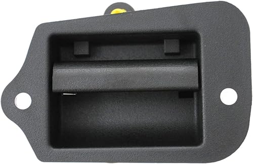 Miniatura 1 de Manija de puerta exterior montada en la tercera puerta, color negro, compatible con Chevrolet S10 GMC Sonoma 1994-2003 Isuzu Hombre 1997-2000
