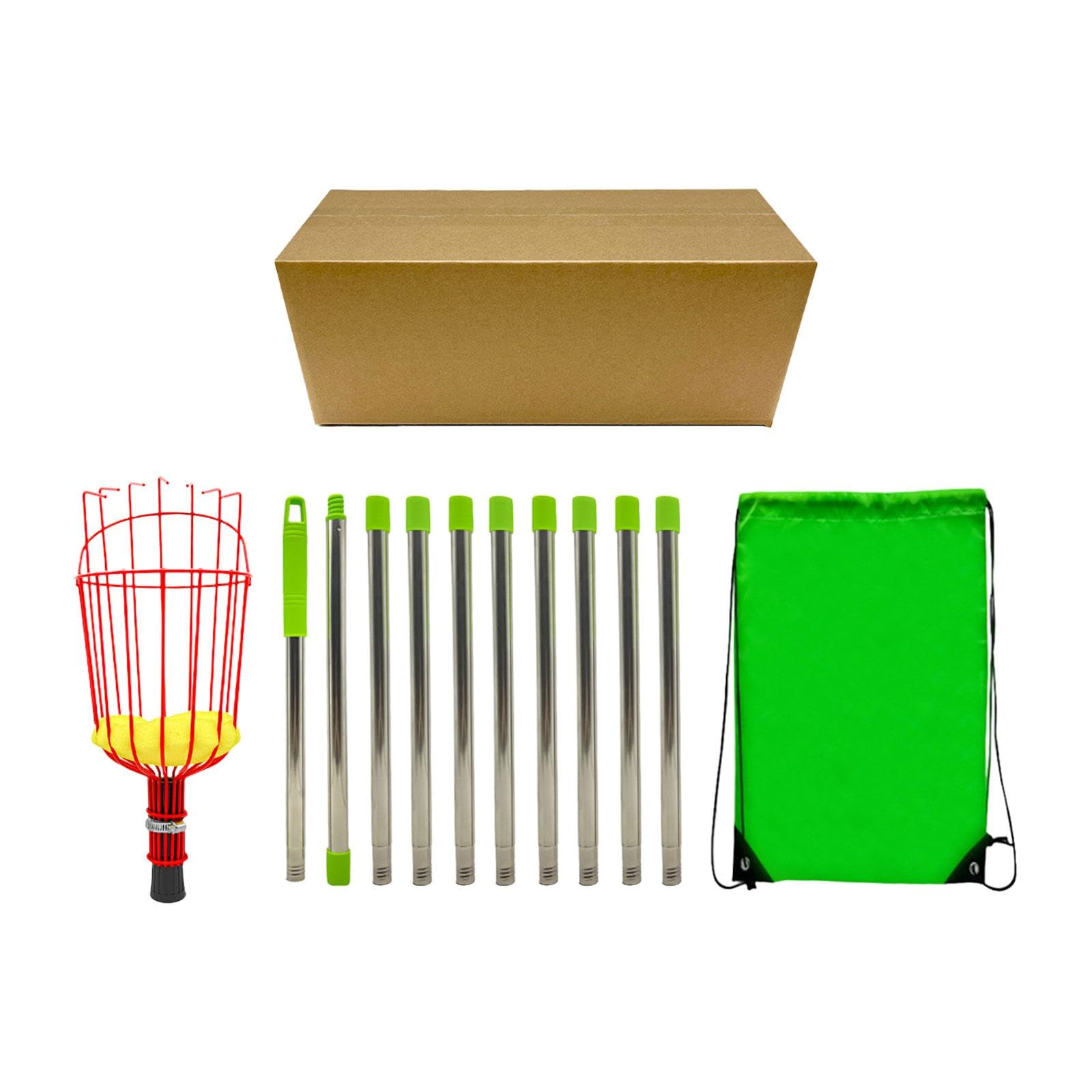 LekLai Recolector de Frutas, Recolector de Frutas Cosechadora Recolección de Frutas Herramientas de Jardín Equipo de Recolección de Frutas para Mango Y Pera/4 Meter