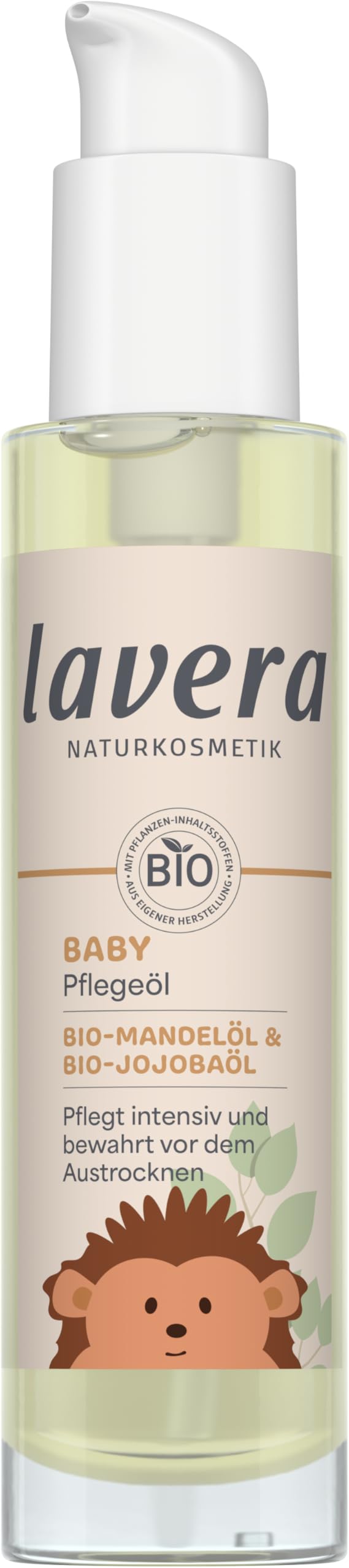 lavera Baby Pflegeöl - hautberuhigend und nährend - feuchtigkeitsspendend - ohne Duft- & Konservierungsstoffe - vegan - Naturkosmetik - 100 ml