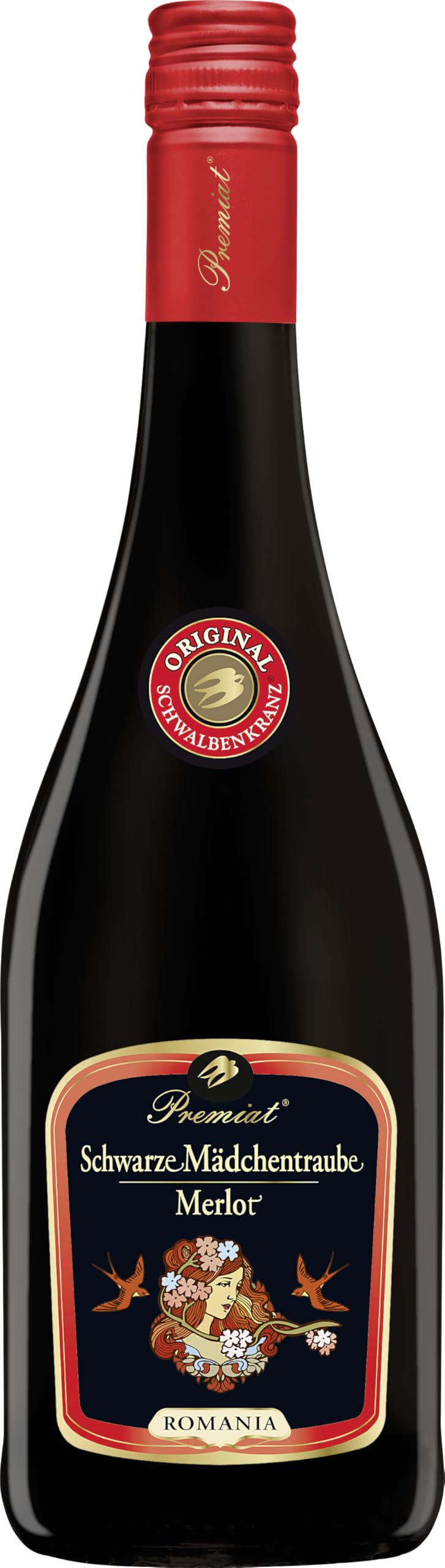 Schwalbenwein Schwarze Mädchentraube Merlot 0,75l