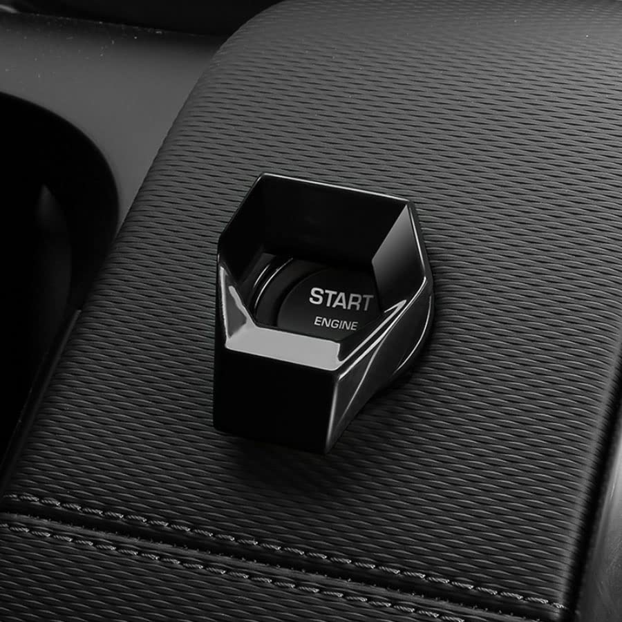 AutoBizarre Car Engine Ignition Start Stop Switch Button Black Cover for Switch Protection and Decoration for All Cars-image-27