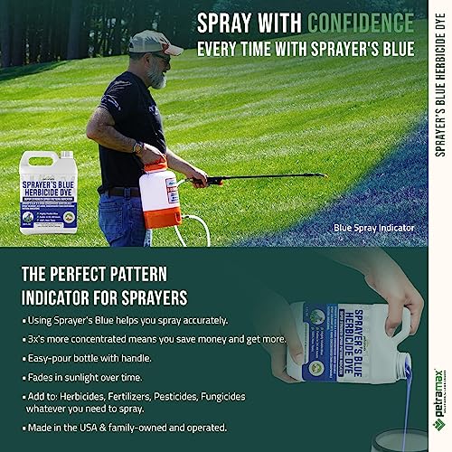 PetraTools Blue Lawn Dye Super Strength Concentrate 3X More Than Others