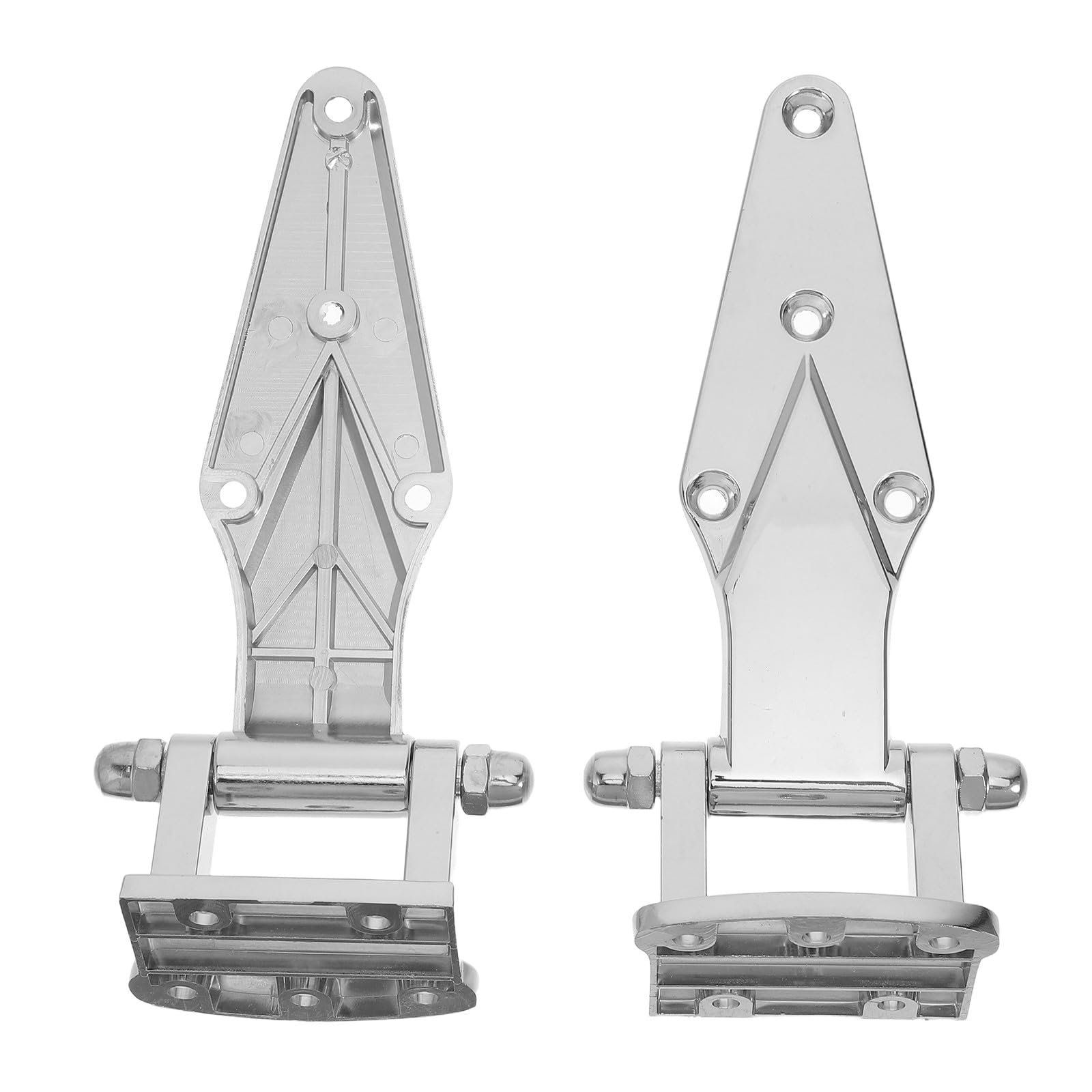 minkissy 2 Piezas Bisagra de Aleación de Zinc Resistente Temperatura para Horno y Caja de Vapor, Diseño Ajustable, Color Plata, Adecuado para Cocina y Restaurante