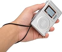 Vista 3 de LBEC AM FM Radio, Simple Design Portable AM FM Pocket Radio for Home Office for Travel