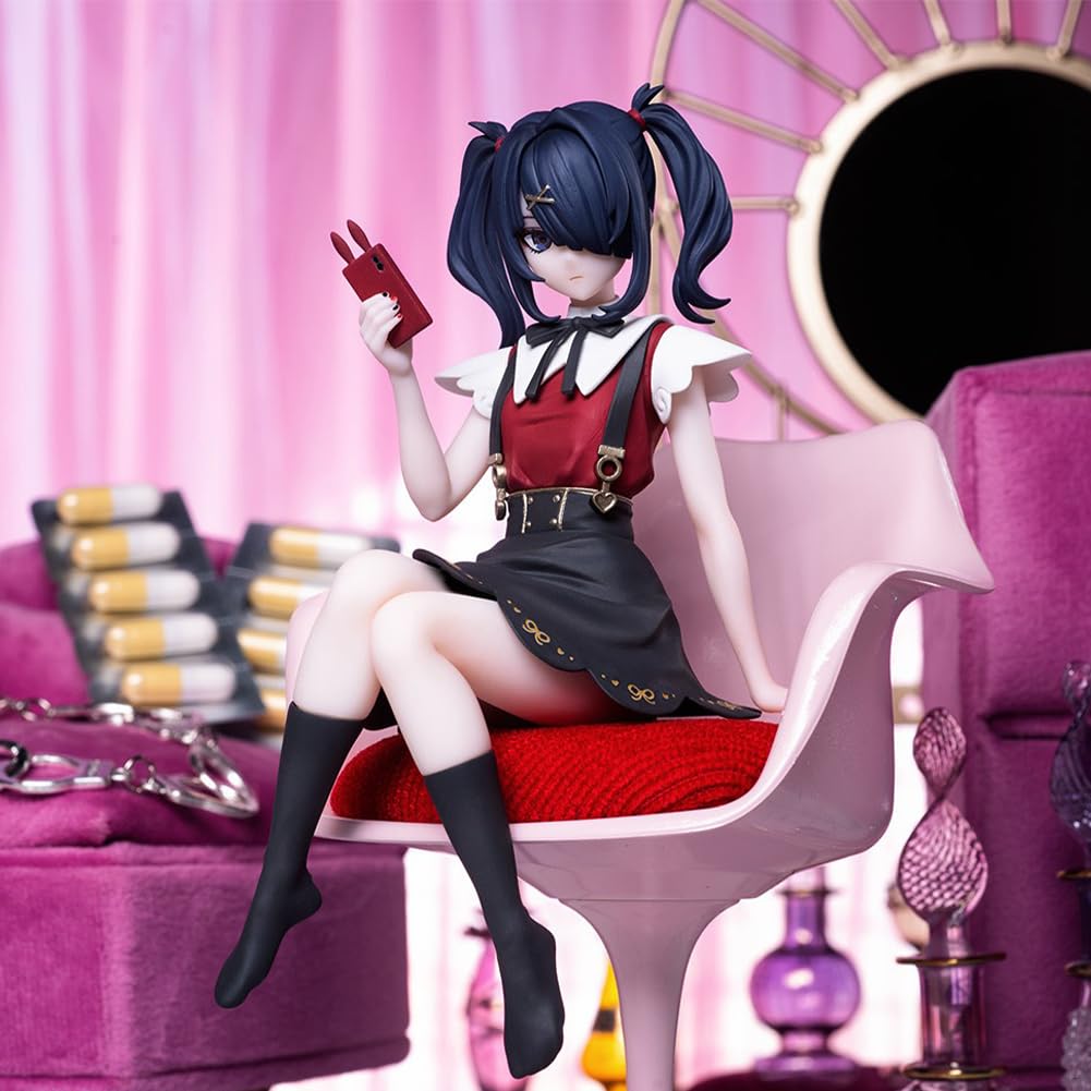 LUNK KAngel Figure AME-chan Anime Illustration Figure Anime Girl Figure Sitting Figurine Desktop Ornaments Collections: Ame-chan 9cm/3.54"