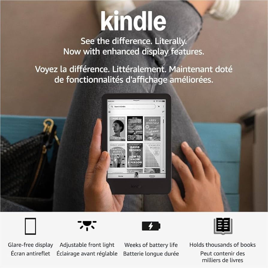 2024 Kindle: Faster, Brighter Display, Longer Battery Life