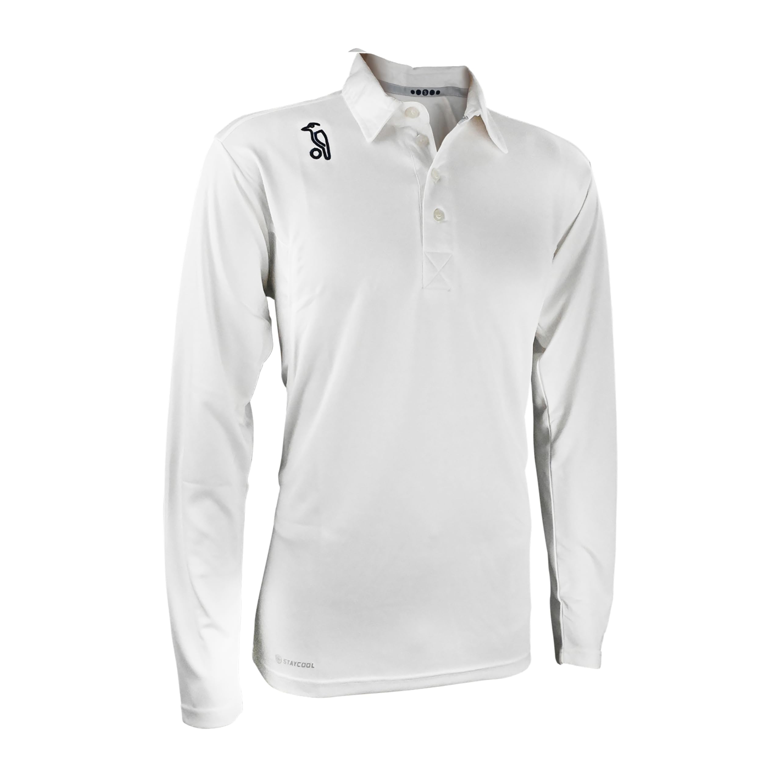 Kookaburra Hat Mens Pro Player Long Sleeve - Size XXL Cricket Shirt, White, XXL EU