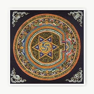 Thangka Tibetaans THANGKA DECORATIEVE SCHILDERIJEN PRINCIPES Slaapkamer naar slaapkamer Posters naar slaapkamer (Kleur…