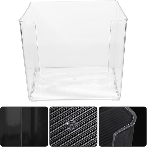 Miniatura 6 de MAGICLULU Contenedores de almacenamiento transparentes para libros, caja de almacenamiento de DVDCD, caja transparente para DVD, caja de