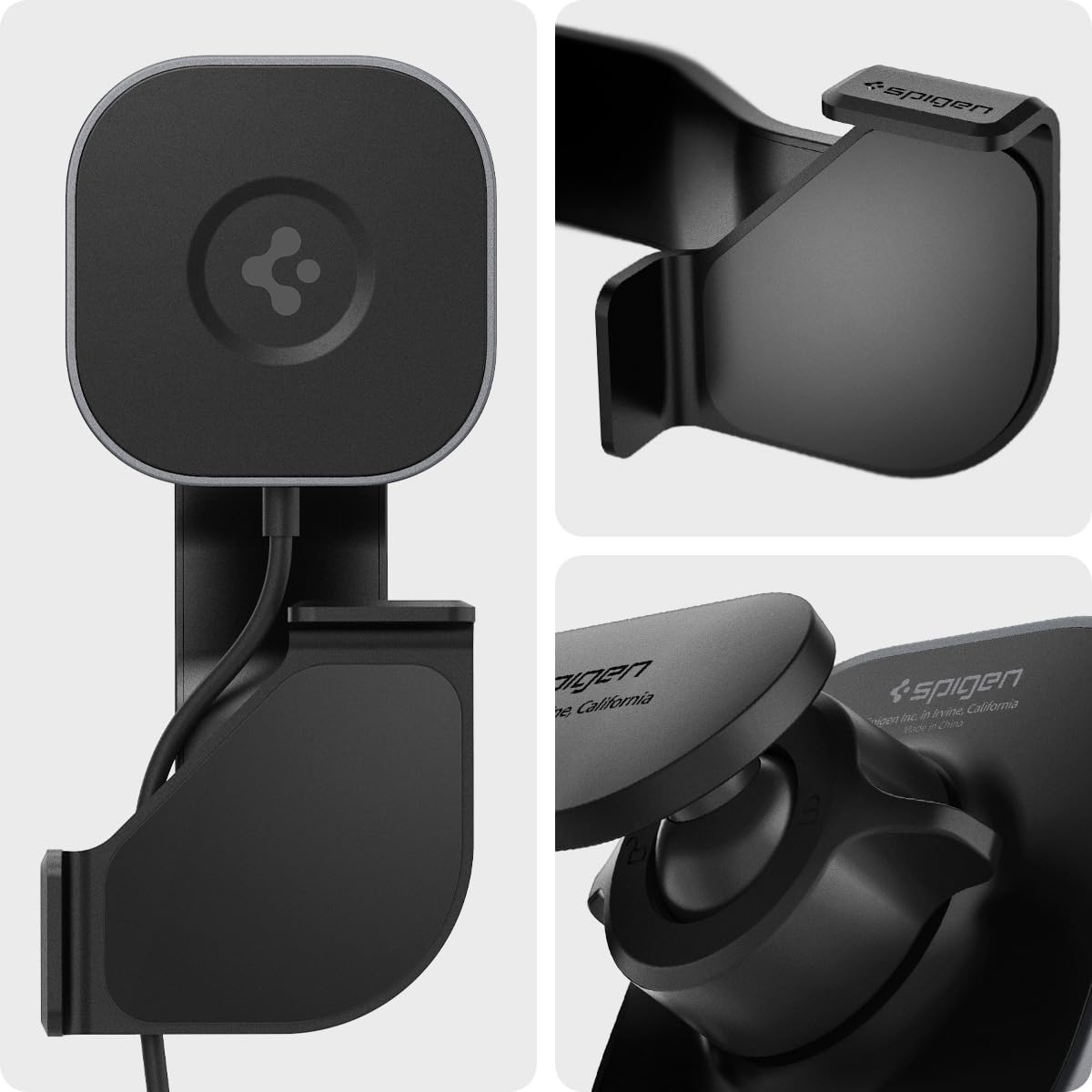 Amazon.co.jp: Spigen テスラ 車載ホルダー ワイヤレス充電 Model 3