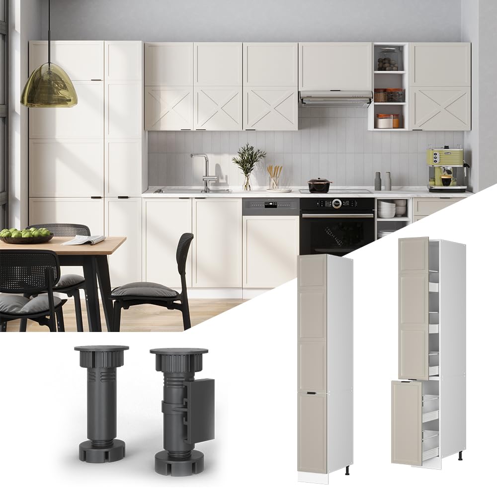 Vicco Apothekerschrank Fame-Line, GrauBeige, 30 cm, zur Kombination mit weiteren Modulen der Fame-Line Serie