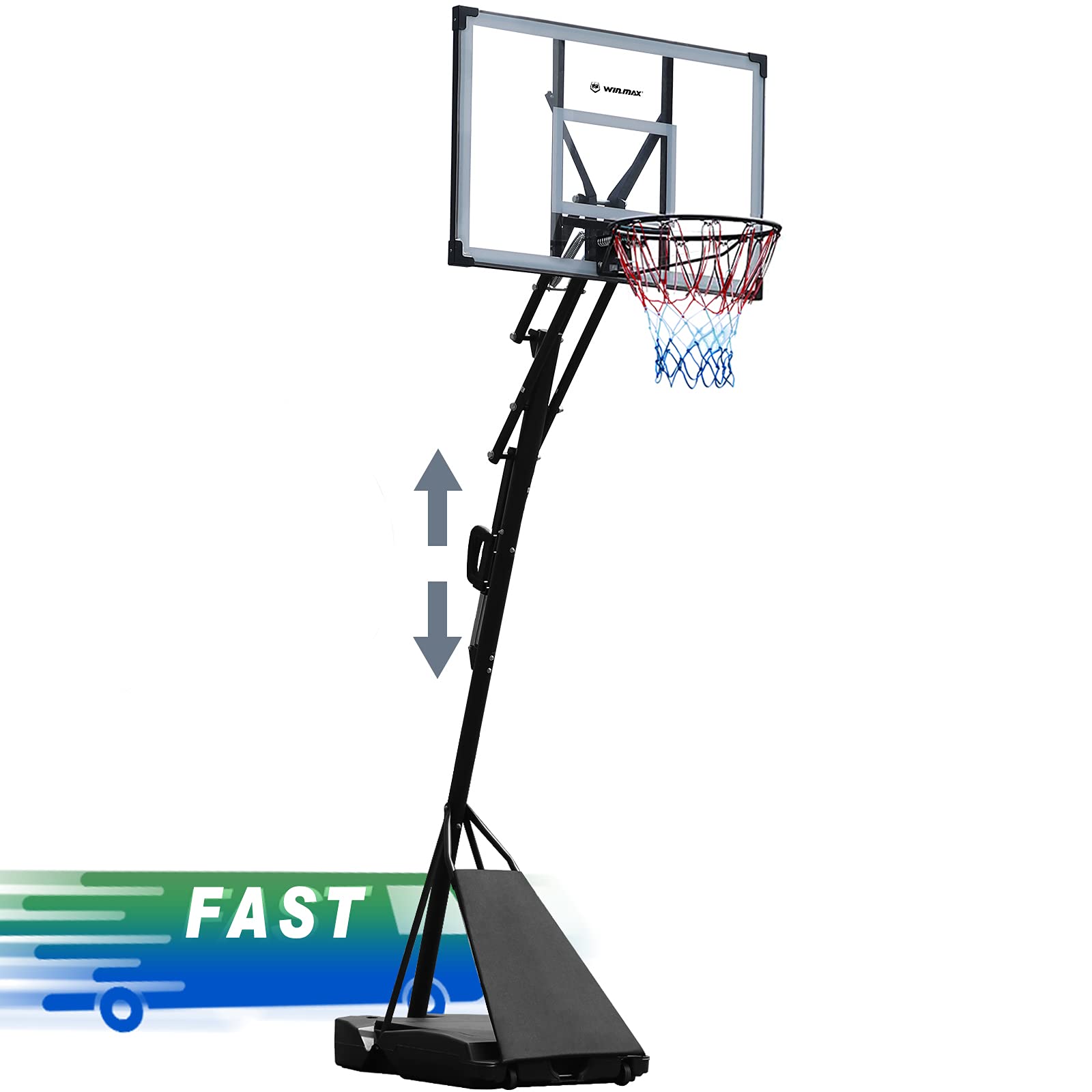 Buy WIN.MAX Portable Basketball Hoops & Goal Outdoor Basketball
