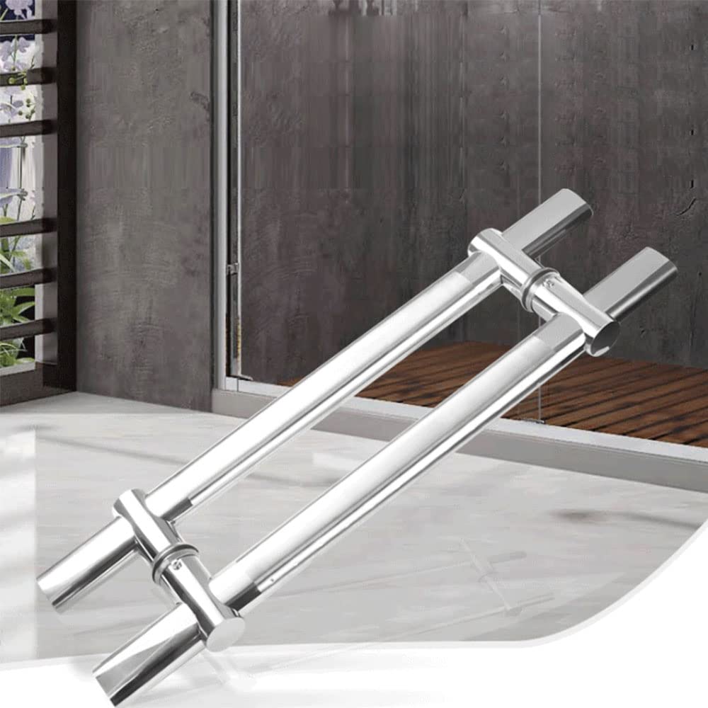 Glazen deurgreep, roestvrijstalen push-pull-handgreep, twee kanten trekken, zwaar belastbaar, badkamer, douche, schuifdeur, trekgreep, hardware, deurgrepen (1200 x 800 mm Glazen deurgreep, roestvrijstalen push-pull-handgreep, twee kanten trekken, zwaar belastbaar, badkamer, douche, schuifdeur, trekgreep, hardware, deurgrepen (1200 x 800 mm