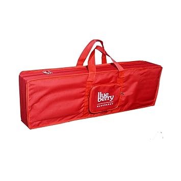 Blueberry PNP Matte Fabric, Polyresin Cover Bag Compatible with Casio SA-78 Keyboard (Red)