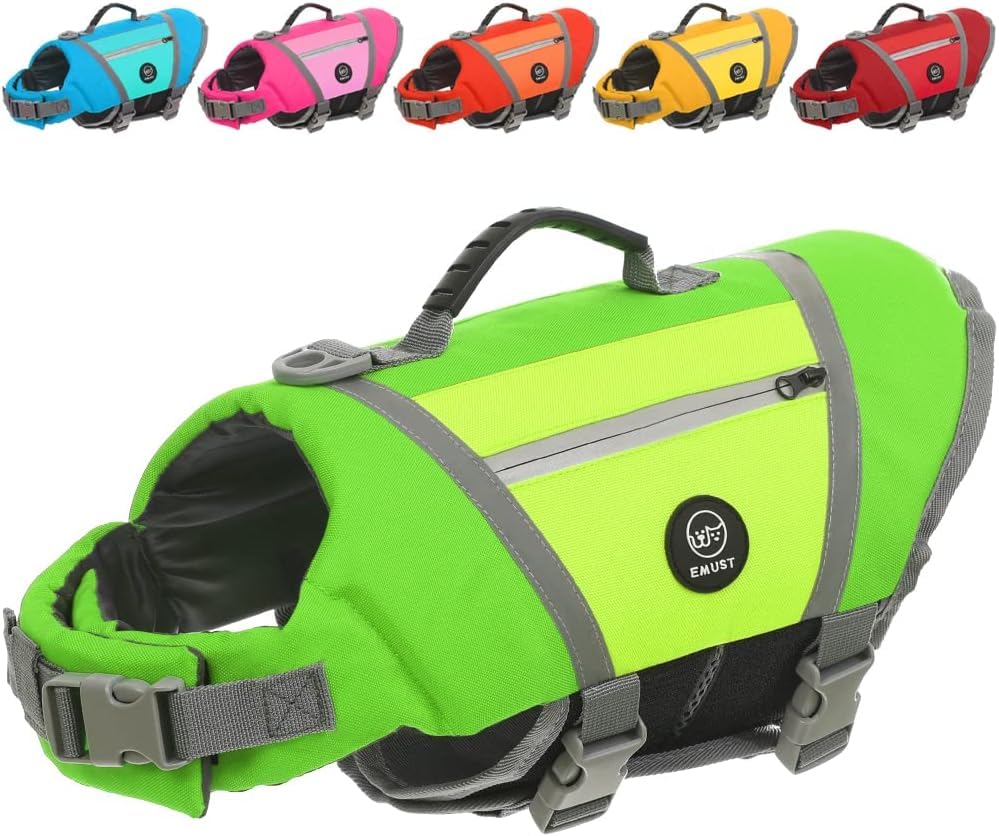 EMUST Dog Life Vest with Pockets