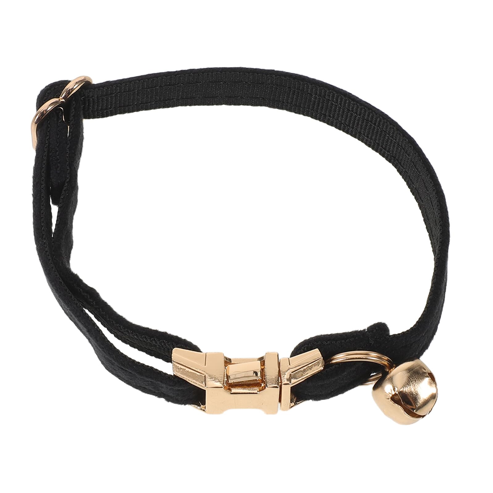 Hohopeti Collier Chat Velours avec Clochette Collier Réglable Velours Doux pour Chatons et Petits Chiens Élégant pour Animaux Intérieur Fête et Mariage