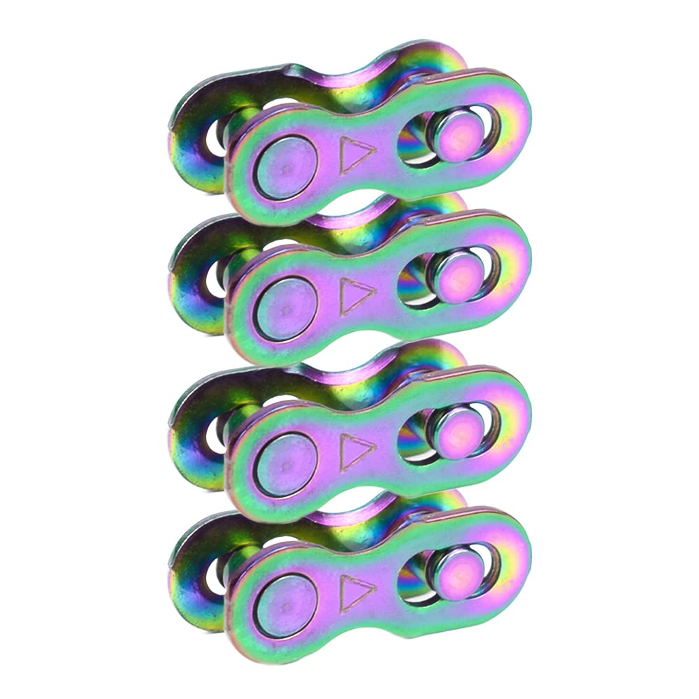VG SPORTS4 Pairs Bicycle Missing Link 1/6/7/8/9/10/11/12 Speed Chain Reusable Steel Bike Chain Link