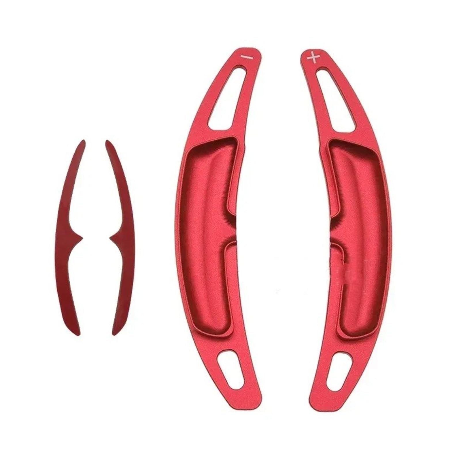 Xxiucj Car Paddle Shifter Extensions for for Macan for Panamera for Cayenne for 911 718 918 Car Steering Wheel Shift Paddle(Red)