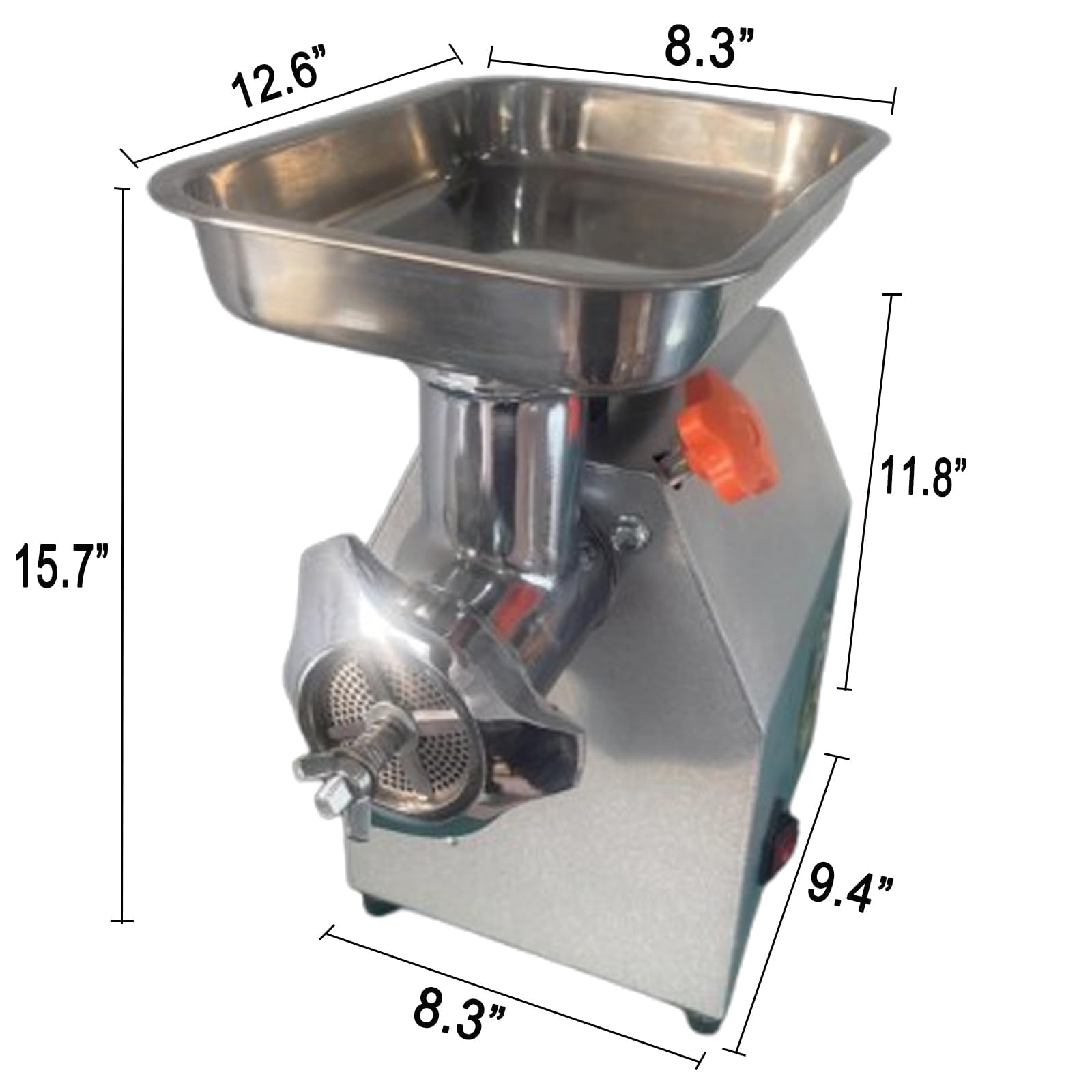 Elektrische Pelletmühle Futterpelletmaschine mit vergrößerter Materialwanne, Pellet-Maker für die Herstellung von Katzen-, Hunde-, Vogel-, Fischfutter