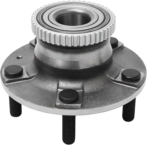 Detroit Axle - Buje de cojinete de rueda trasera para Daewoo Leganza 1999-2002, cojinete de rueda y conjunto de cubo con anillo de tono 2000 2001 de