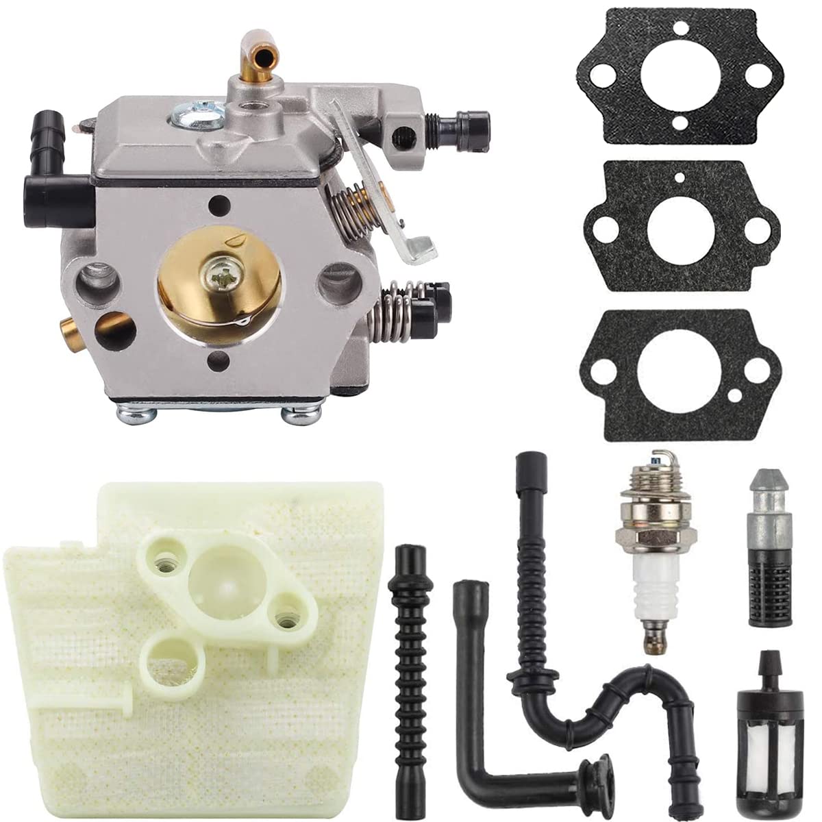 Sponsored Ad – MS260 Carburetor Replacement for stihl 024 026 024AV 024S MS240 MS260 PRO Chainsaw, for Walbro WT-194, WT-194-1, Replace# 1121 120 0611, with Fuel Oil Line