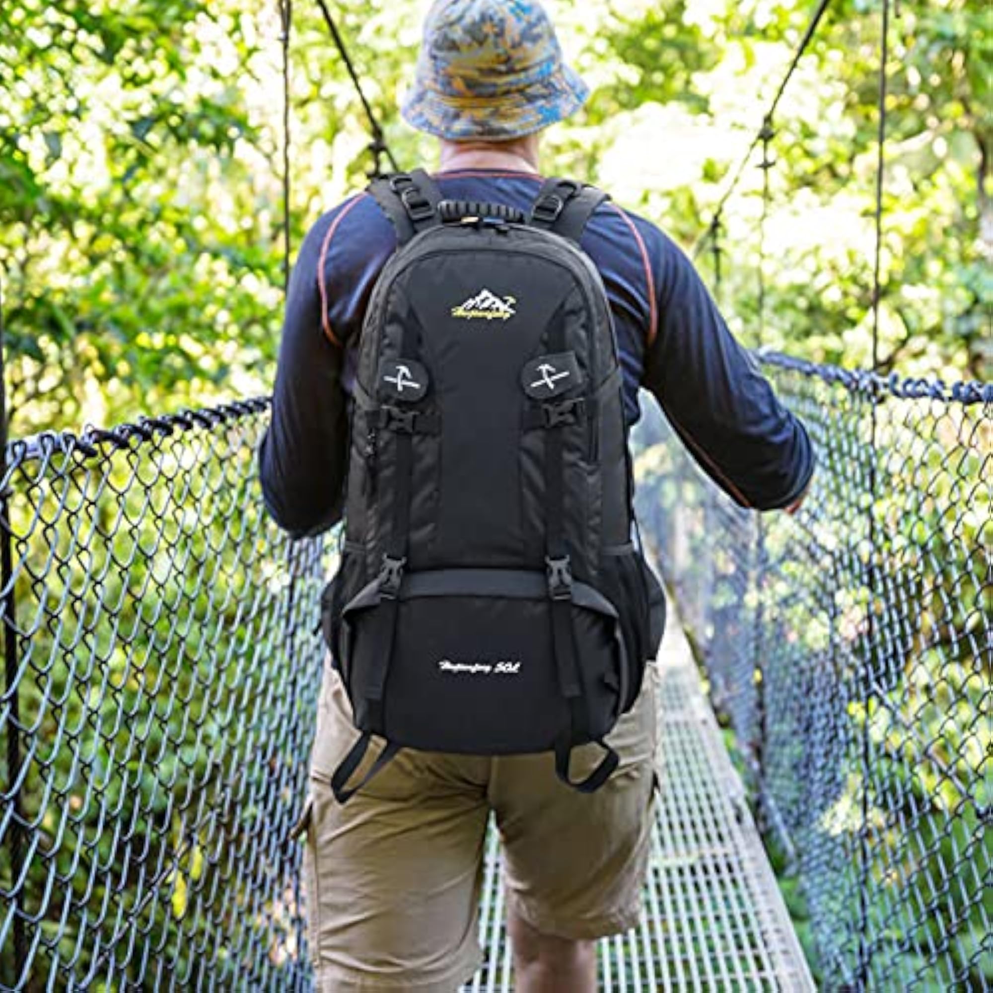 50L Trekking Backpack for Hiking and Camping