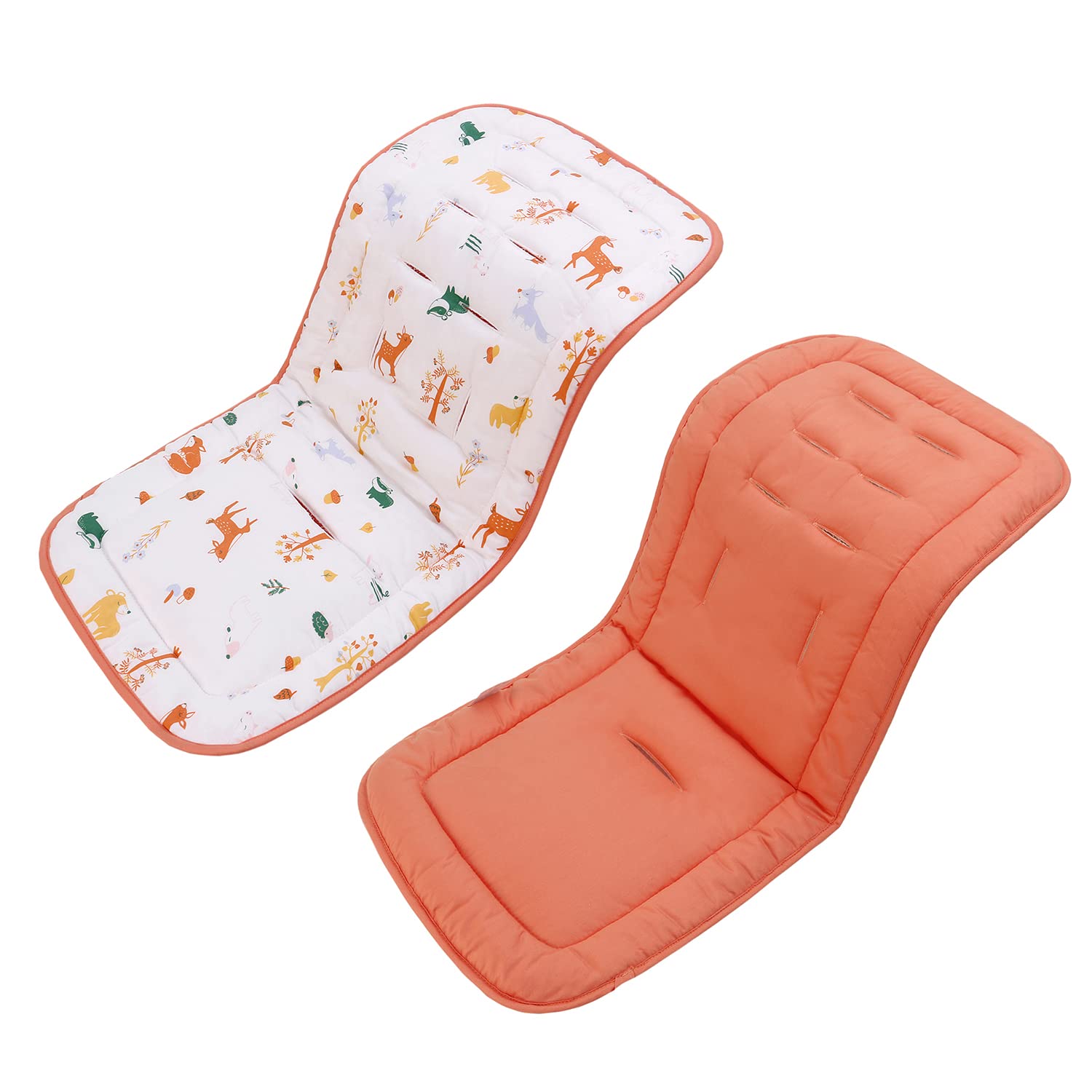 LAT Baby Pushchair Seat Liners, Pram Liner 100% Cotton Baby Stroller Liner  Pad Seat Cover Padded Universal Seat Cushion Pad Stroller Pram Pushchair