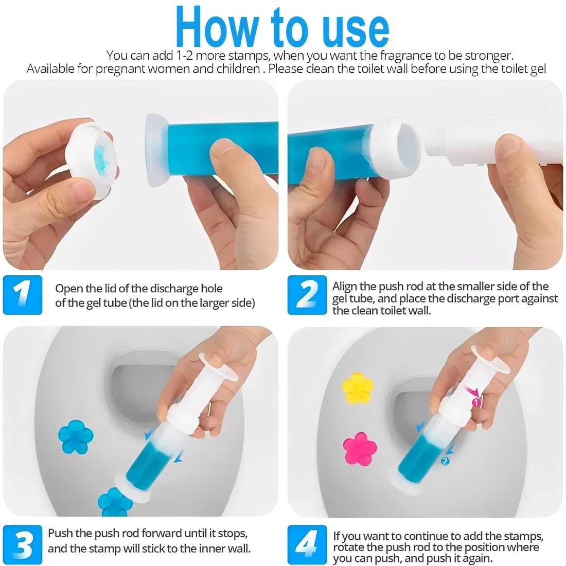 5 Pezzi Gel Da Toilette Deodorante Floreale - Detergente Profumato Per WC Con Gel Aromatico | Pulizia E Deodorazione Del Bagno, Profumazione Lunga Durata, Accessori Igienici Per La Toilette
