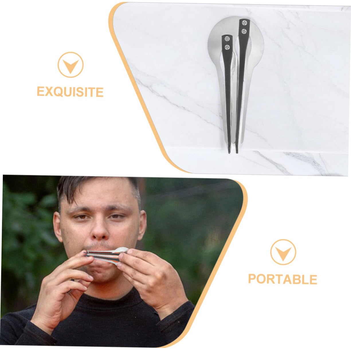 Arpa a Bocca Portatile 2 Pezzi, Strumento Etnico per Principianti | Appassionati di Musica Folk, Adatta a Viaggio e Performance Solista, Metallo, Facile da Imparare