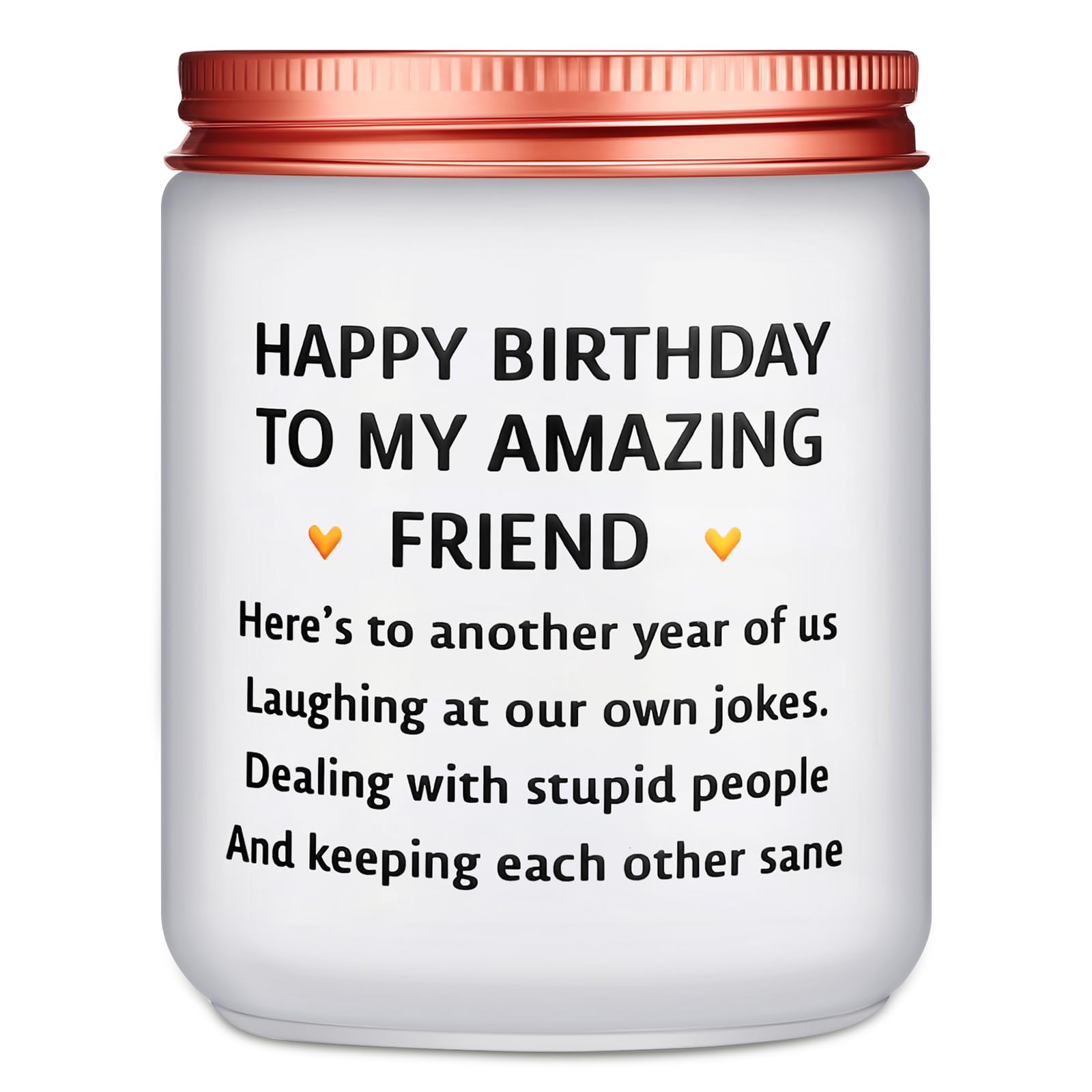 Wompolle Women's Colorful Funny Birthday Gifts For Friend Bestie,Happy Birthday Candle Gift For Friend,Friendship Gifts For Bestie,Candle Gift For Coworker Sister