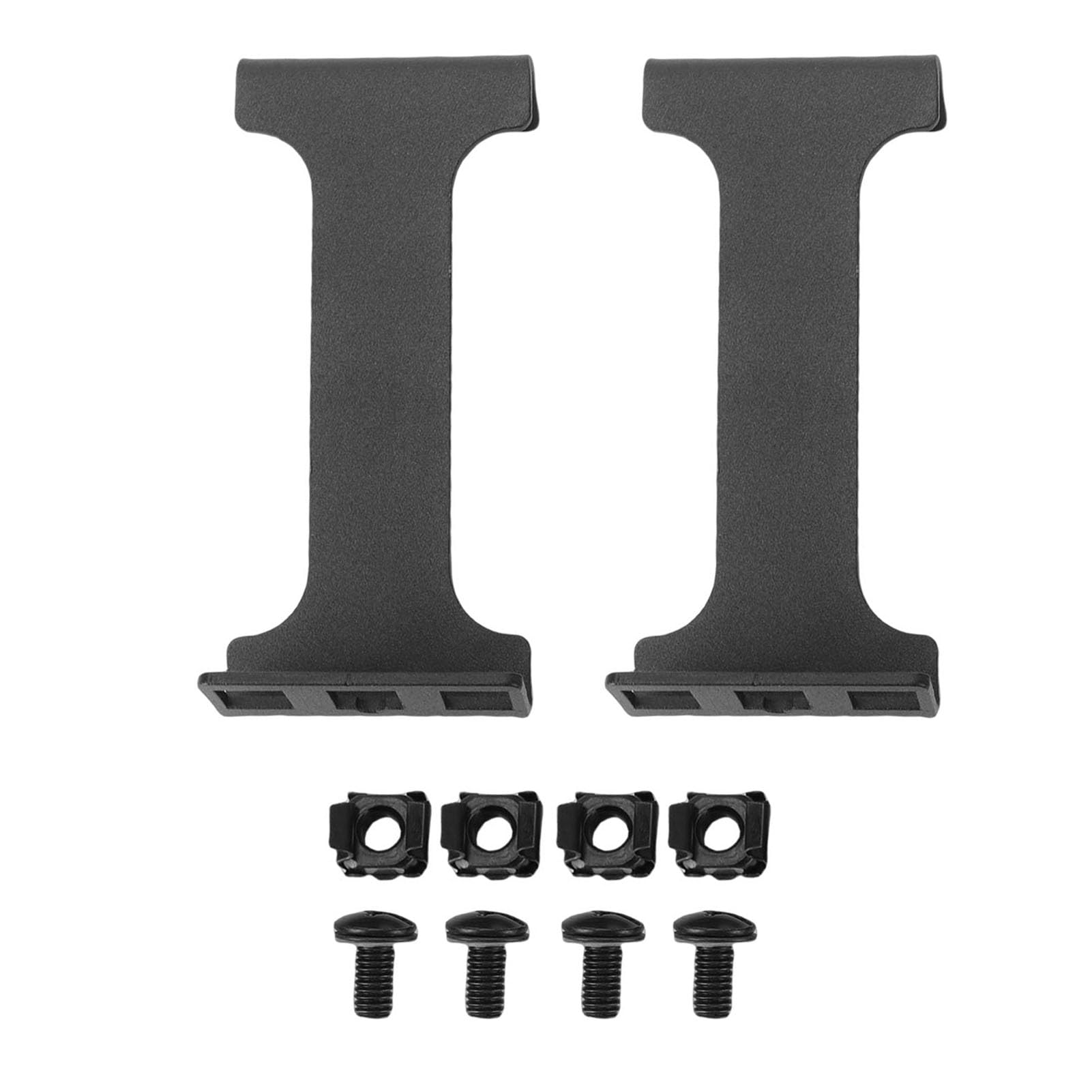1U Extensor de Profundidad de Rack de Servidor Kit de Adaptador de Montaje en Rack Empotrado de 4 Pulgadas de Profundidad para Rack de Red Aleación de Aluminio