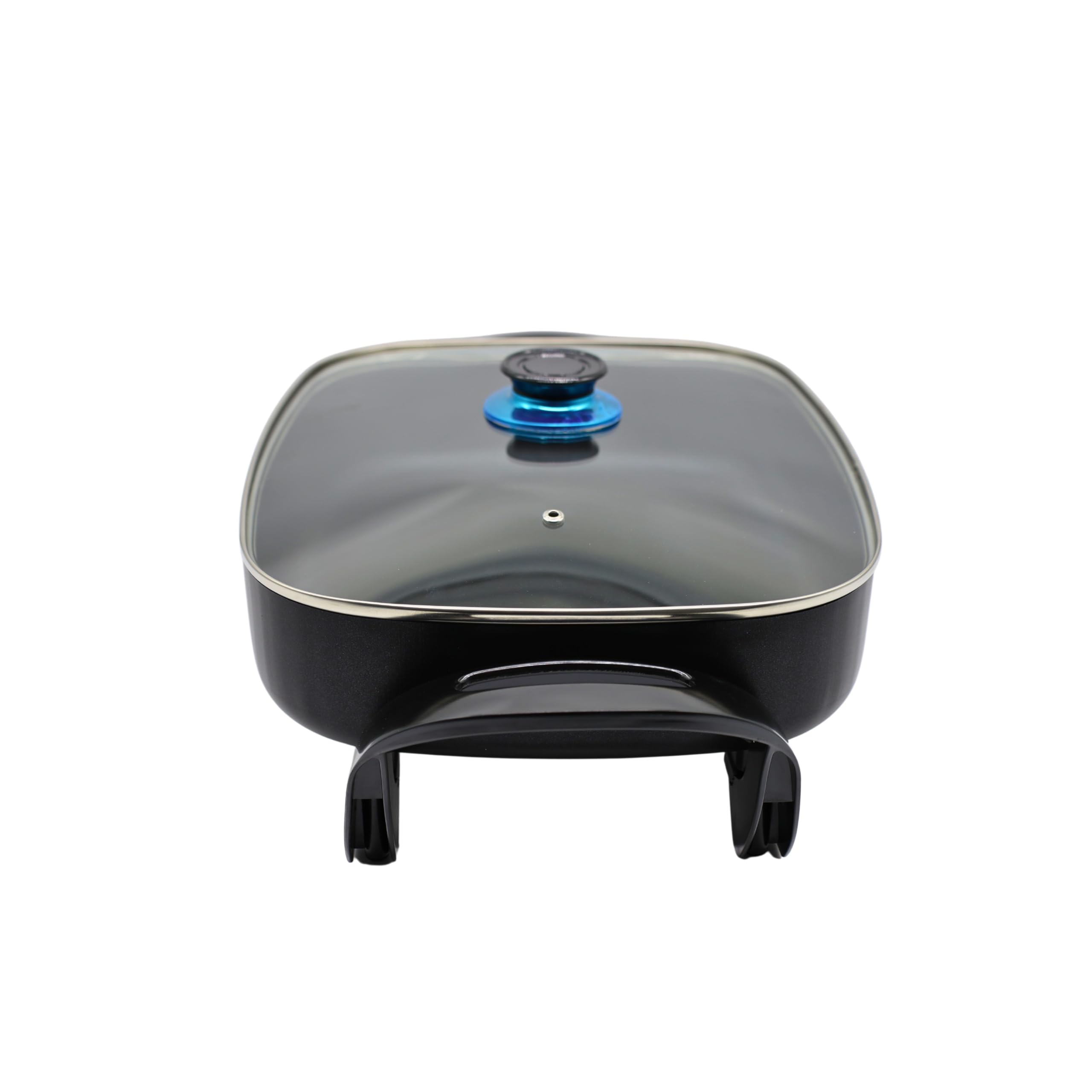 Shov Poêle MG-3040 - Poêle électrique multifonctionnelle - Poêle à pizza - Poêle à pizza - Poêle de fête Ø 30 x 40 cm