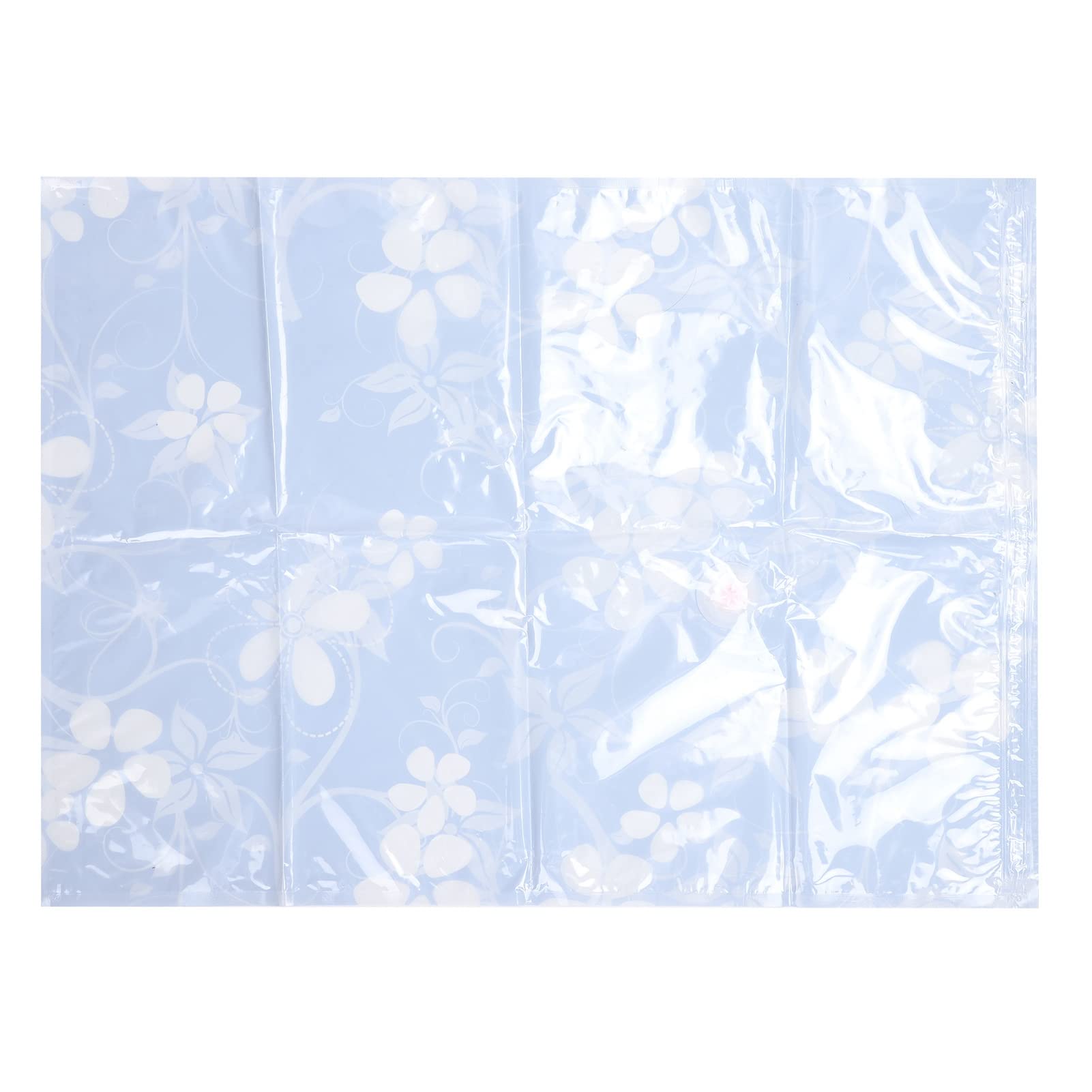 Ejoyous Sacco Sottovuoto da 2 Pezzi Sacco Compresso Sottovuoto in PE con Doppia Chiusura e Presa d'aria Filettata da 3,5 Cm per Vestiti, Trapunte, Coperte, Viaggi, Casa, Armadio, Organizzazione