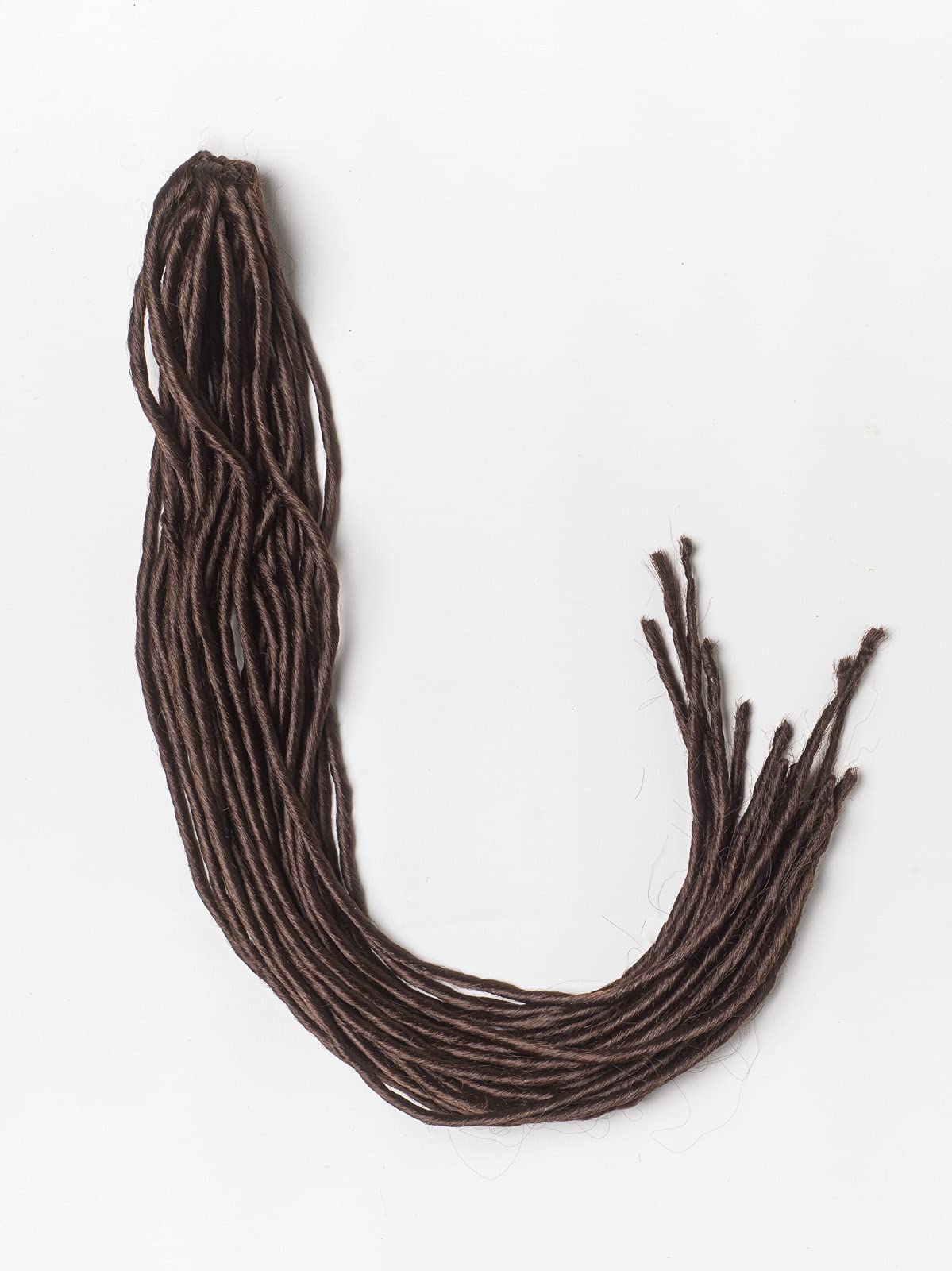 Soft Style Double Ended Synthetic Dreadlocks Twists 10 Pack (Dark Brown)