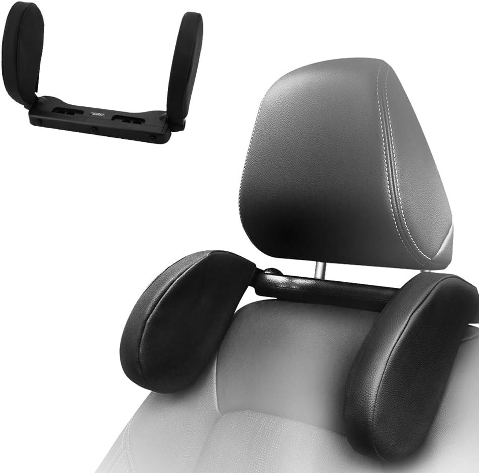 Car Seat Headrest Pillow,Car Headrest Neck Support,Adjustable on Both Sides,Retractable