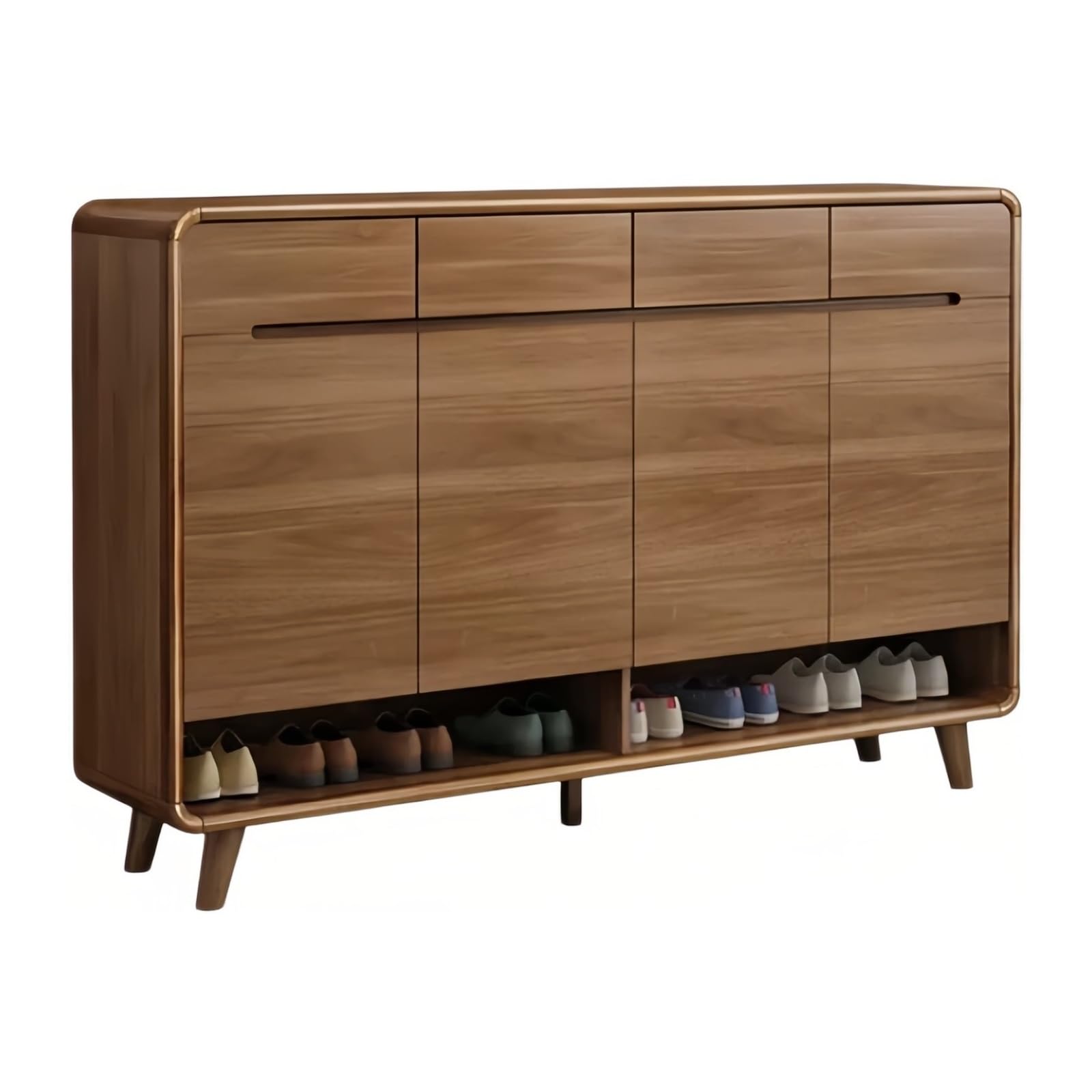 XAXEURLKJ Entryway Shoe Cabinet - Stylish Indoor Storage For Home, Apartment, And Entrance - Space-saving Organizer For Shoes And Accessories Large