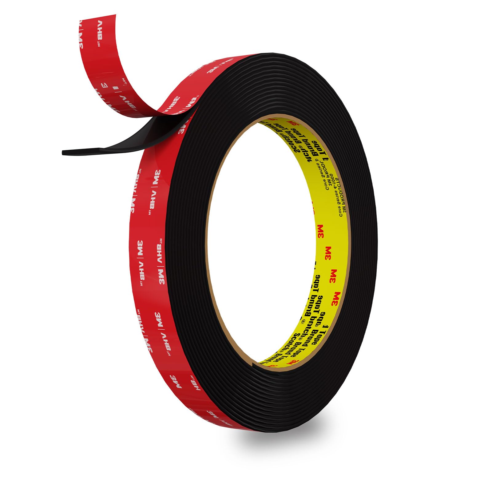 Double Sided Tape Heavy Duty 1/4 inch * 16.5F，Double Sided mounting Tape for Walls,vhb Strong Double Sided Tape Heavy Duty for Car, LED Strip Light, Home/Office Decor