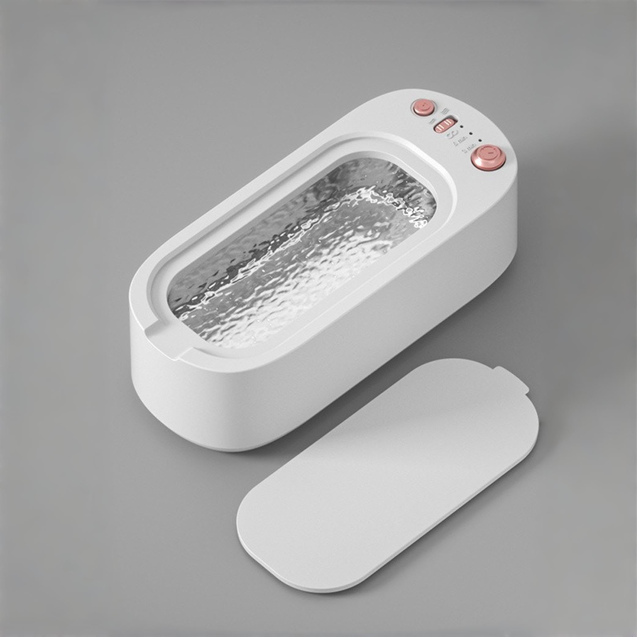 Ultrasonic Jewelry Cleaner 45KHz Portable Rechargeable Ultrasonic Cleaner with Stainless Steel Tank 3 Adjustable Cleaning Modes for Jewelry, Eyeglasses, Watchbands, Razors