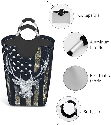 Miniatura 4 de BOKEKANG Cesta grande para la ropa sucia, cesta organizadora plegable con asas, canasta sucia para ropa sucia para ropa, juguetes