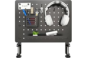Clamp-on Desk Pegboard: The Ultimate Gaming Storage Organizer