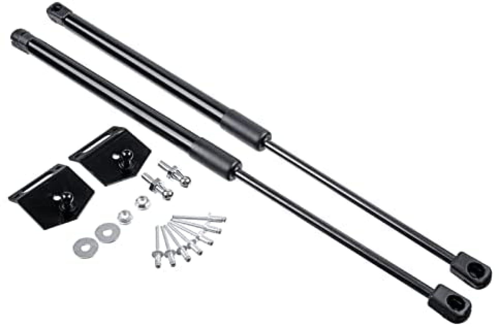 Capó de coche Muelles de gas para Jeep para Wrangler (JK) 2007 2008 2009-2019 2X Cubierta delantera del motor Capó Amortiguador Struts Barra Soporte Brazo Gas Hidráulico