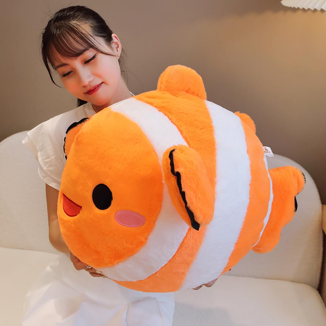 Amazon.co.jp: yousyu カクレクマノミ ぬいぐるみ 大きい海の生物 魚類