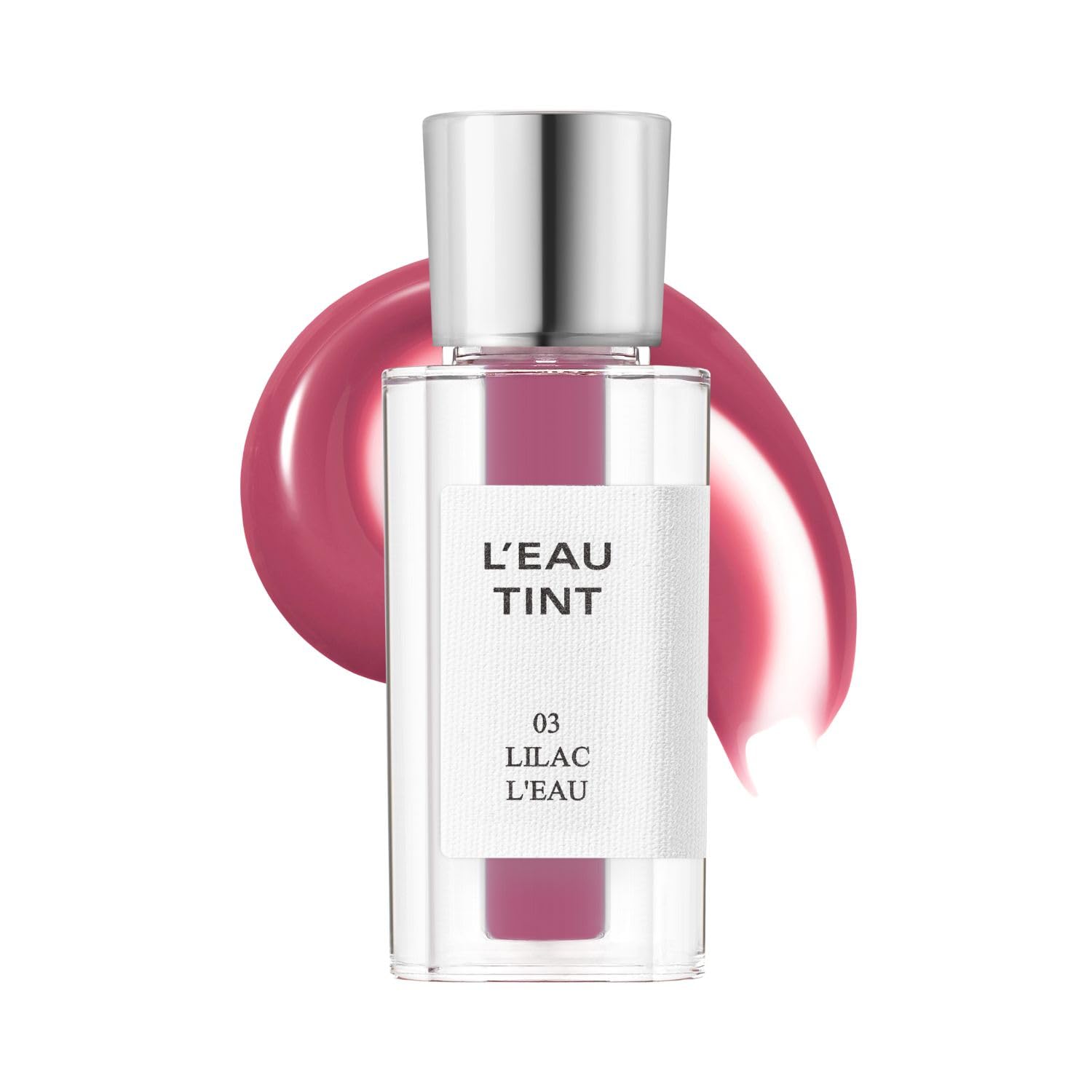 BBIA L’EAU Tint – Glossy & Glow Lip Stain Watery Lip Tint Non-Sticky High Shine Finish Long-lasting Moisturizing Lightweight Natural Daily Use Vegan Korean Makeup (03 LILAC L'EAU - MINI)